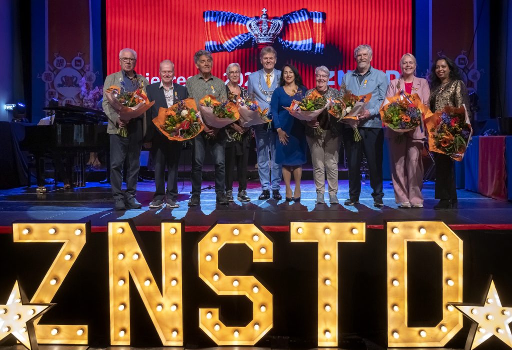 foto van de gedecoreerde 